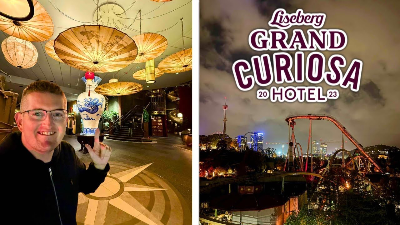 Liseberg Grand Curiosa Hotel — ПОЛНЫЙ тур и обзор — Вид на тематический парк!