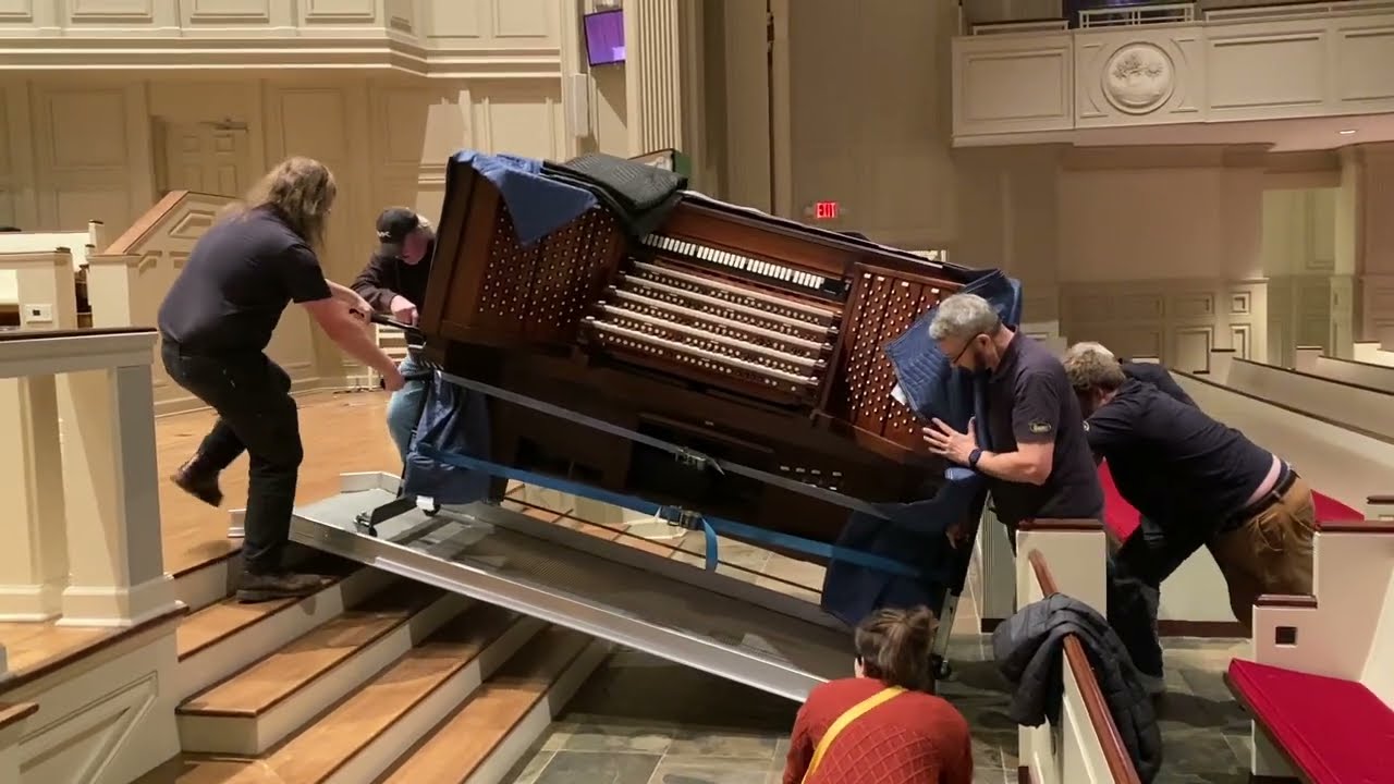 New Organ Console Delivery!