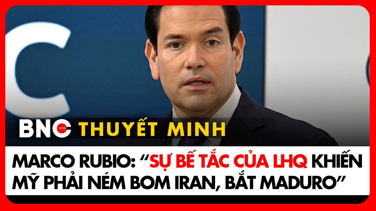Thuyết minh: Ngoại trưởng Rubio: Châu Âu phải sống sót, Mỹ không cần đồng minh yếu kém! | BNC Now