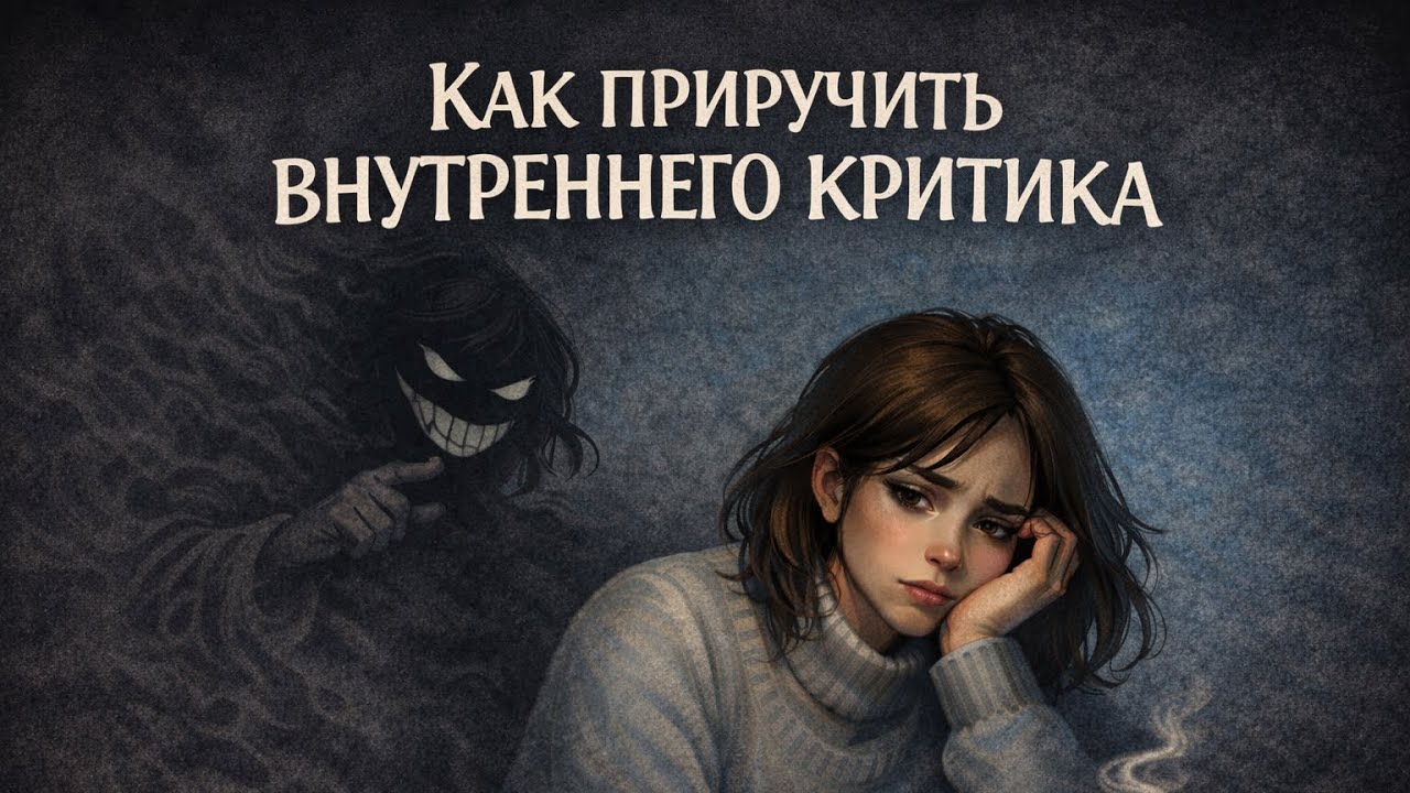 Как приручить внутреннего критика? Видеоурок помощи себе.