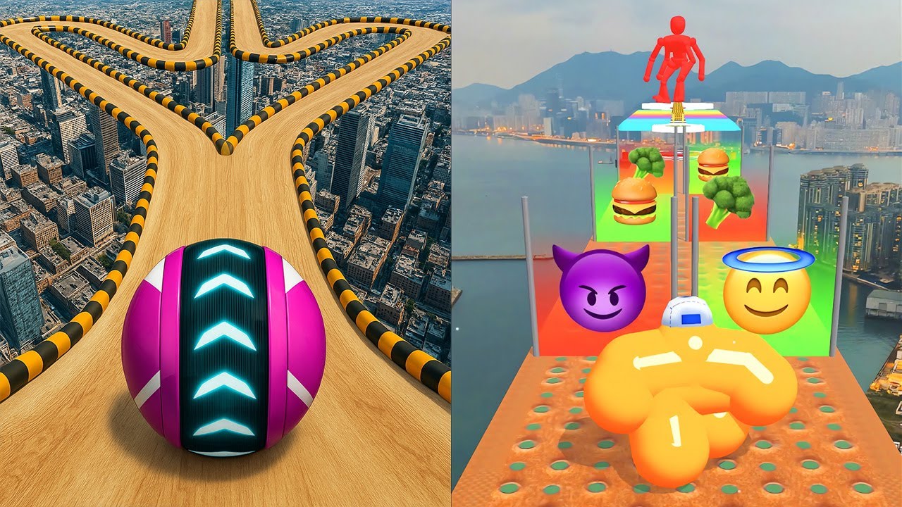 Going Balls VS Tall Man Run - All Levels Gameplay Android iOS Ep 3