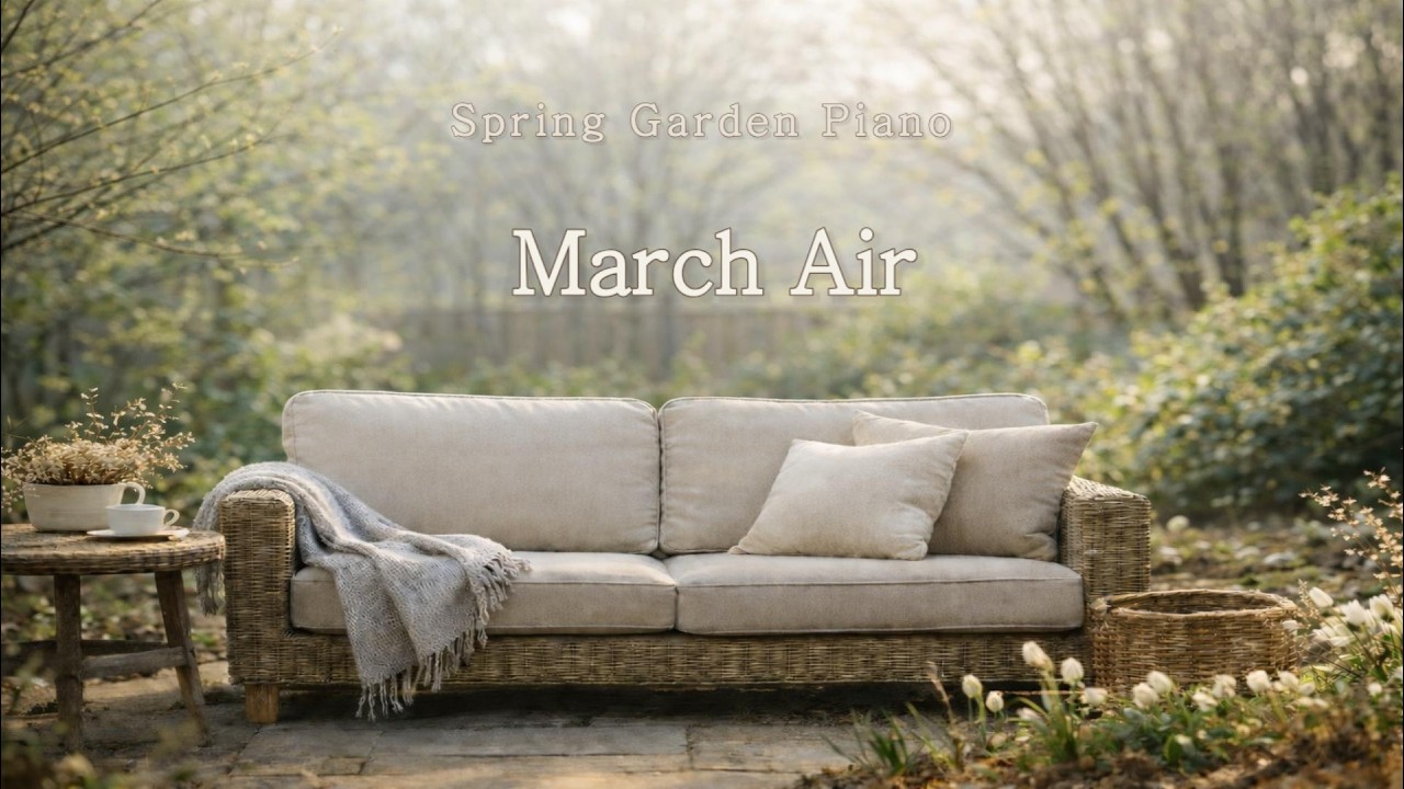 Whispers of Spring 🌸 | 1 Hour Calm Piano in the Spring Garden