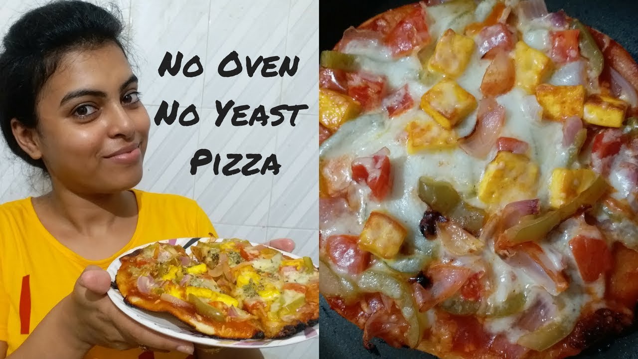 Making Pizza at Home || No Oven No Yeast Pizza || First Time Tried || Vlog