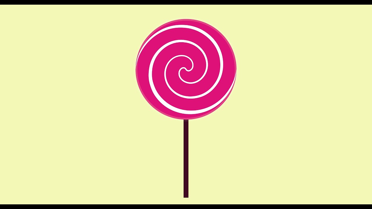 Simple Candy Illustration Vector Design | Adobe Illustrator cc