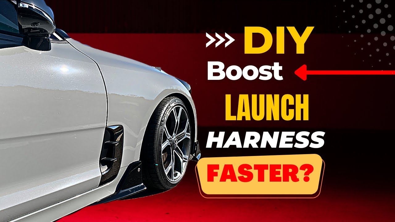 KIA STINGER LAUNCH: DIY Boost Launch Harness - NO BRAKE SNIP