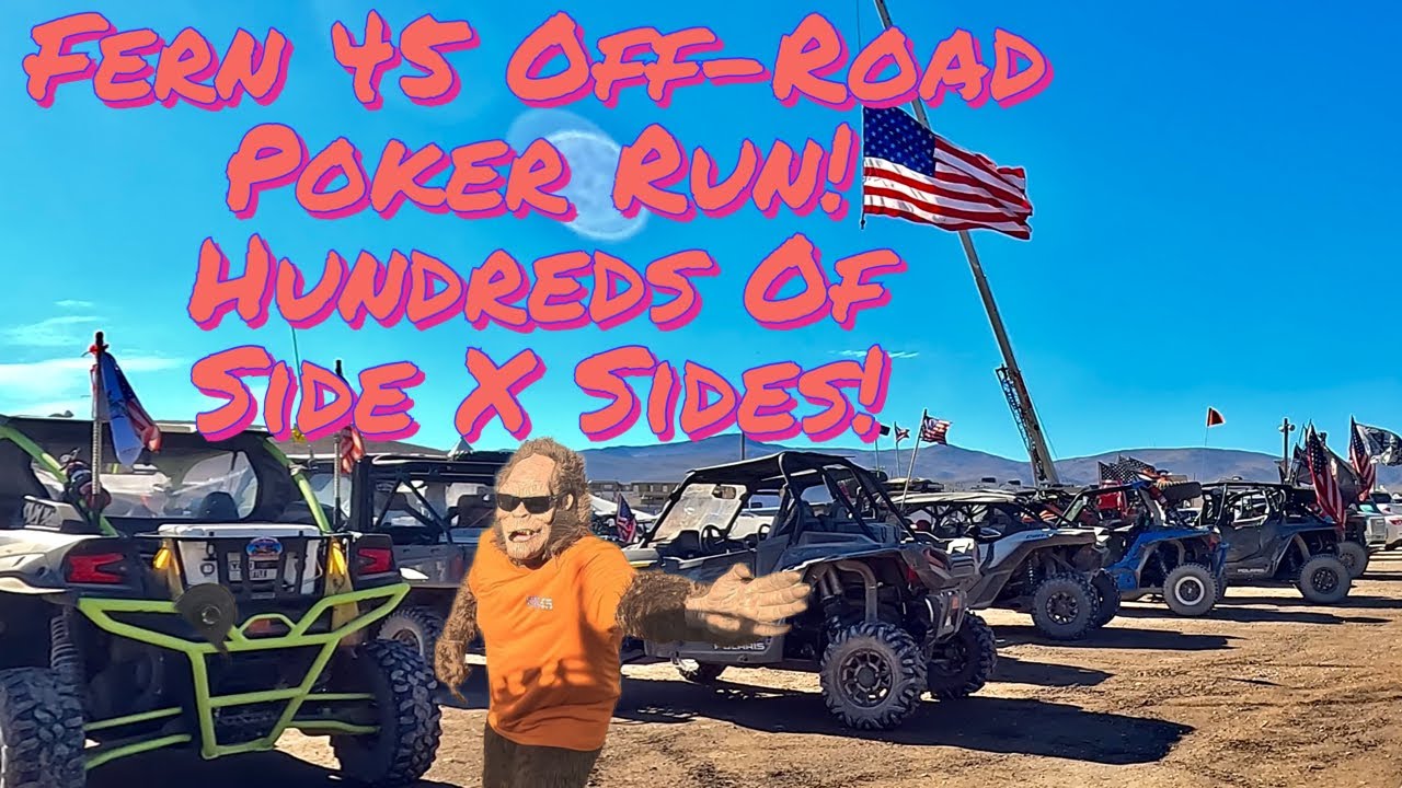 Fern 45 Off Road Poker Run&diams;️😀!Hundreds Of UTV&rsquo;s and Off Road Vehicles&spades;️!