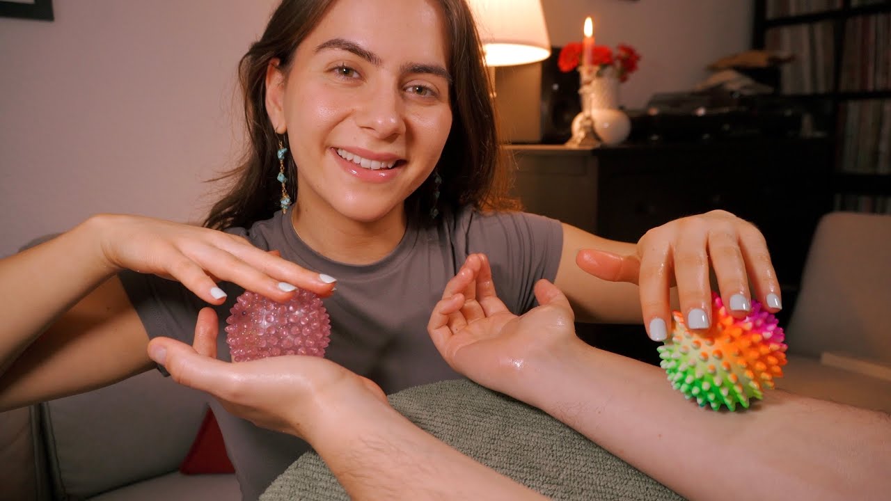 ASMR on my boyfriend 🫶 Sanfte Arm- und Handmassage