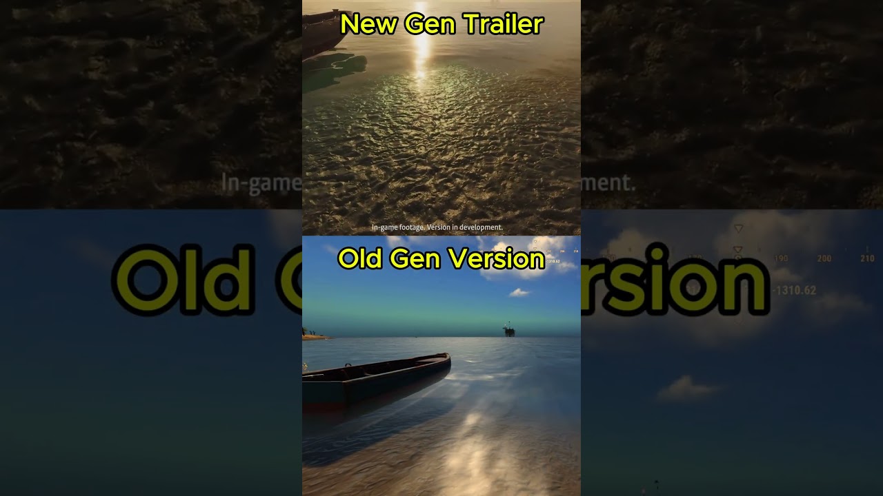Rust Console: Next-Gen vs Old-Gen GRAPHICS COMPARISON!🔥  #rustconsole #rustgame #rustconsoleedition