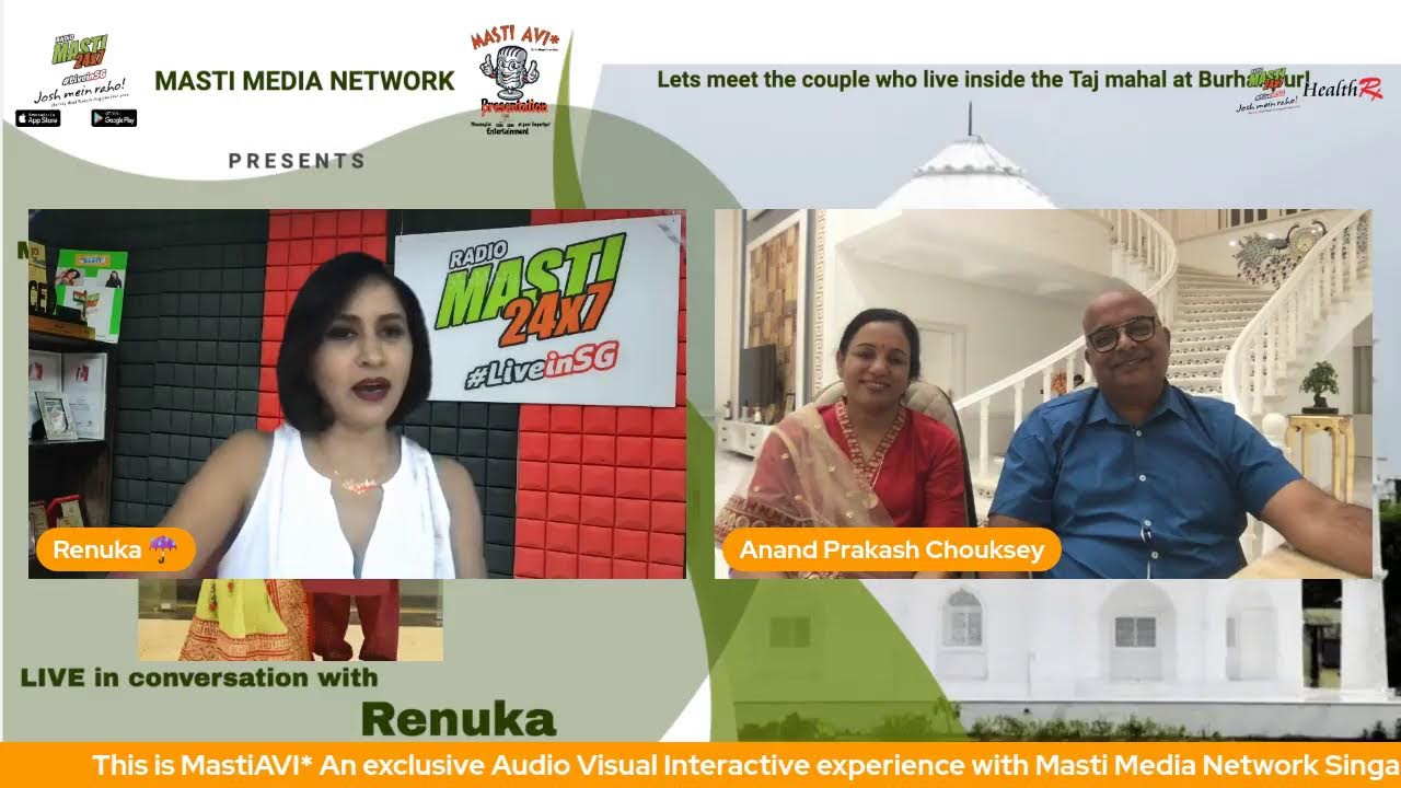 Gifting Taj mahal to the wife? Sure! Meet Anand Prakash Chouksey LIVE on MastiAVI
