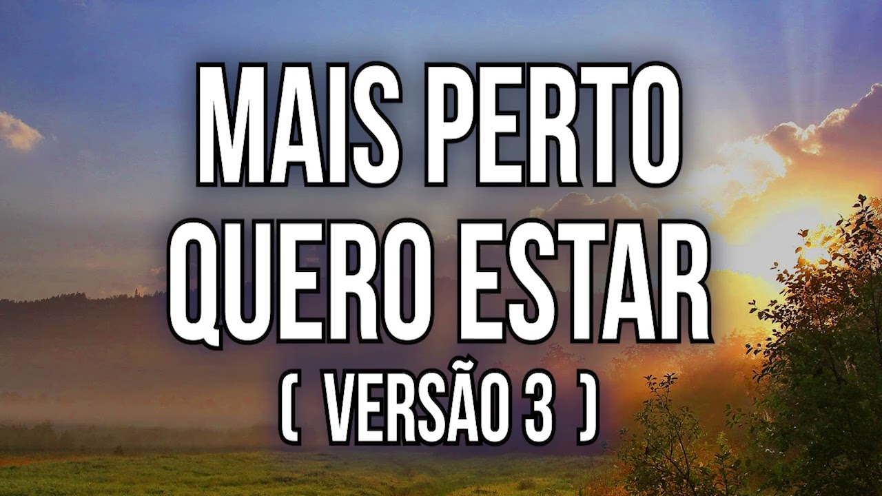 ♫ MAIS PERTO QUERO ESTAR (versão3) | Fundo Musical Gospel/Evangélica | Orar | Cover | Som das Cordas