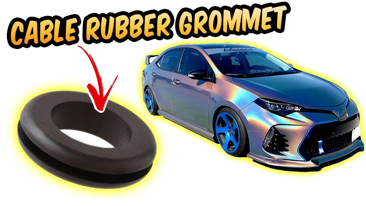 Cable grommet installation CAR AUDIO
