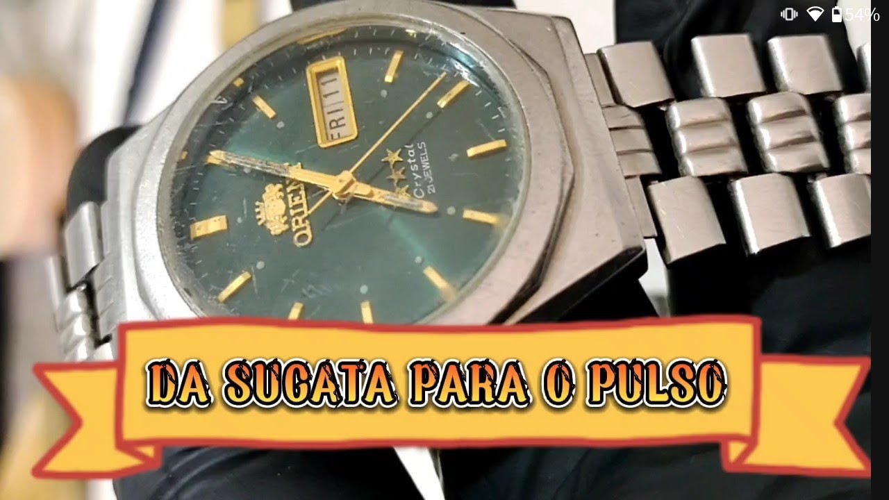 PRA GARANTIR UM ORIENT DA SUCATA O CLIENTE APELOU FEIO - ORIENT AUTOMÁTICO MASCULINO - #sucatas
