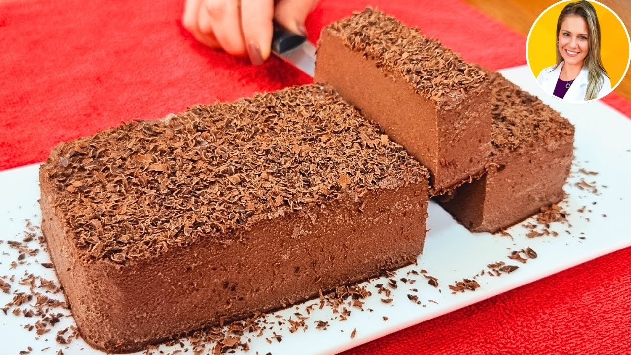 Doce de PROTE&Iacute;NA com 4 Ingredientes! LOW CARB e POUCAS CALORIAS - F&aacute;cil e Maravilhoso