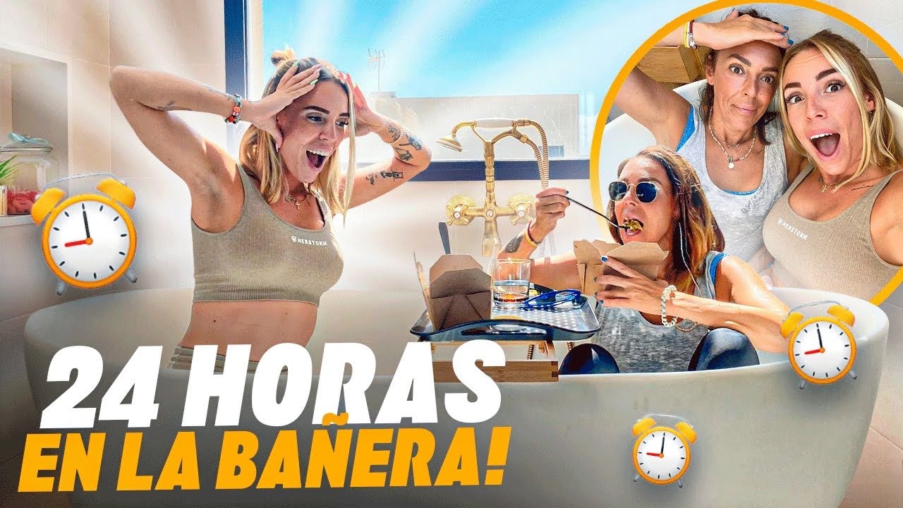 PASAMOS UN DÍA ENTERO en la BAÑERA!!!🛁