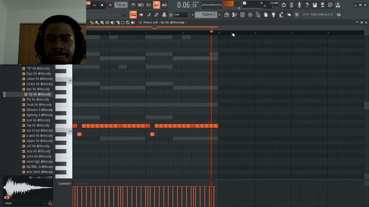 trying to make a beat like olympian by playboi carti