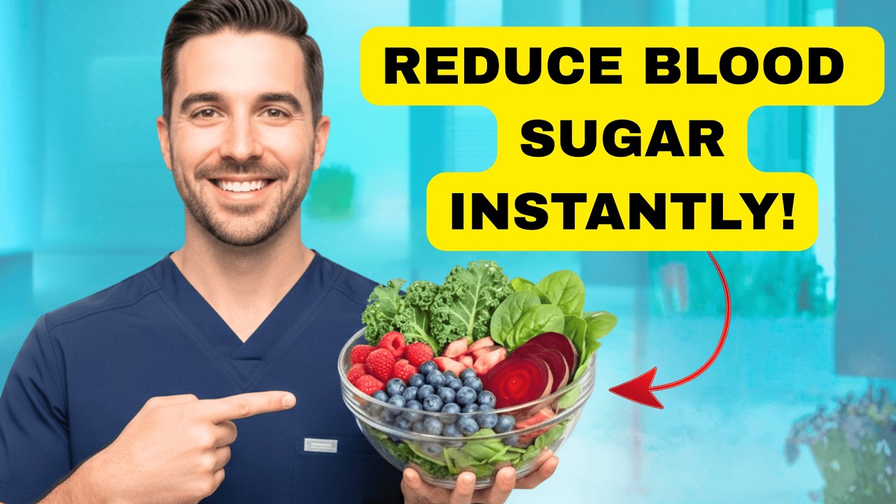 5 Simple Food Combinations For SENIORS To Lower Blood Sugar Level Instantly | Doctor Reveals
