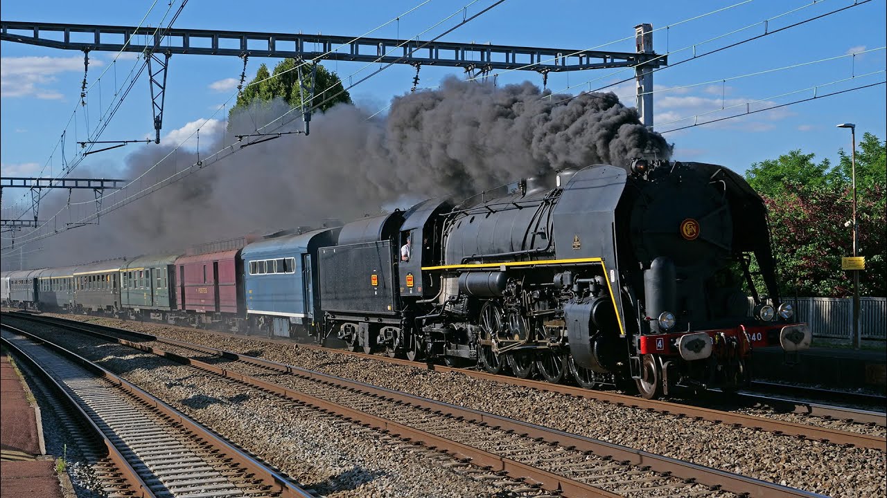 Le retour de la 141R840 à Paris