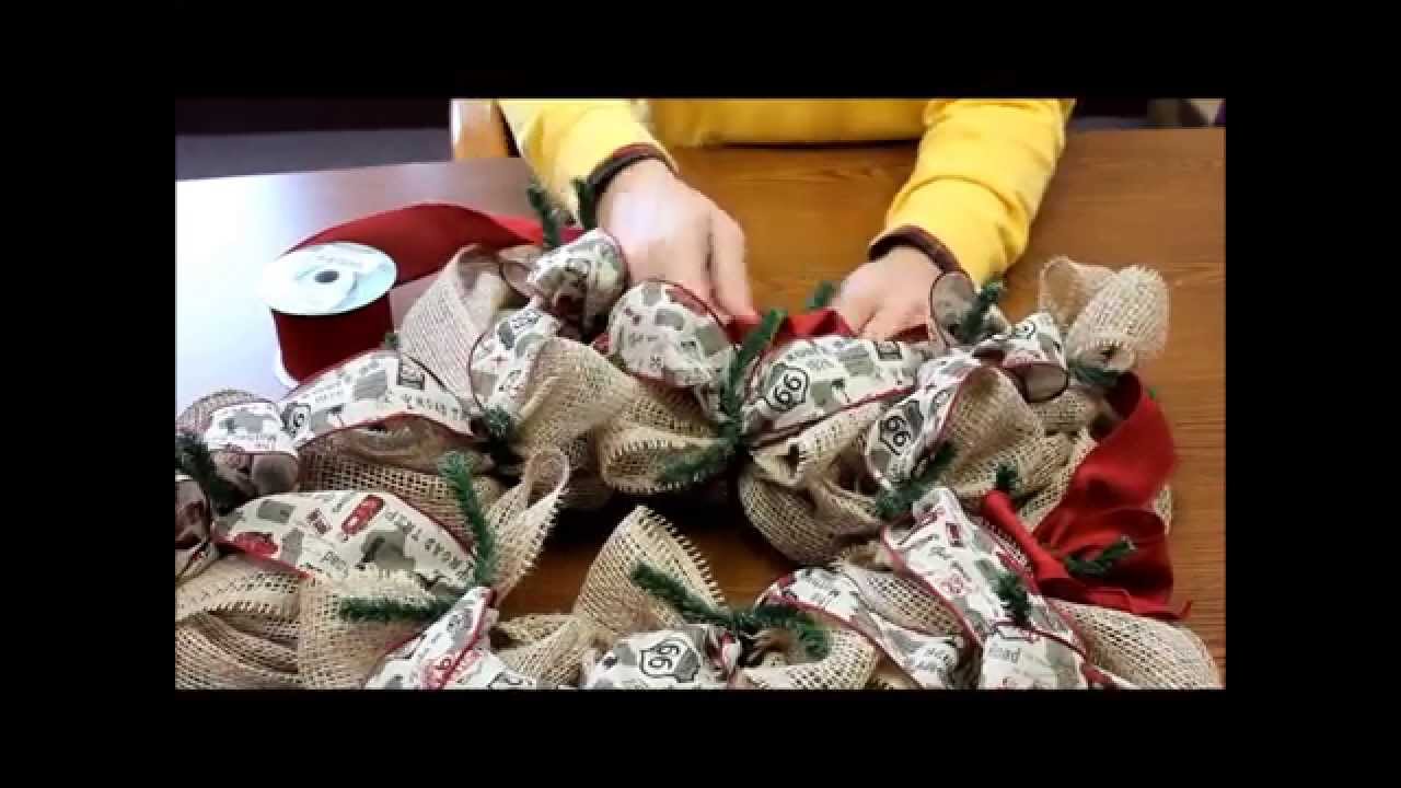 Poly Jute Star Wreath