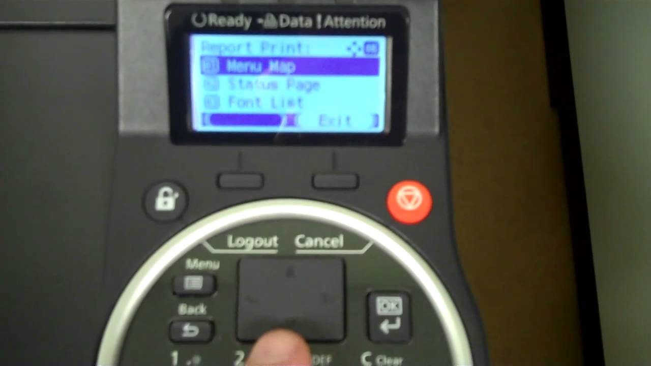 Status Page Printing FS-2100DN FS-4100DN FS-4200DN FS-4300DN