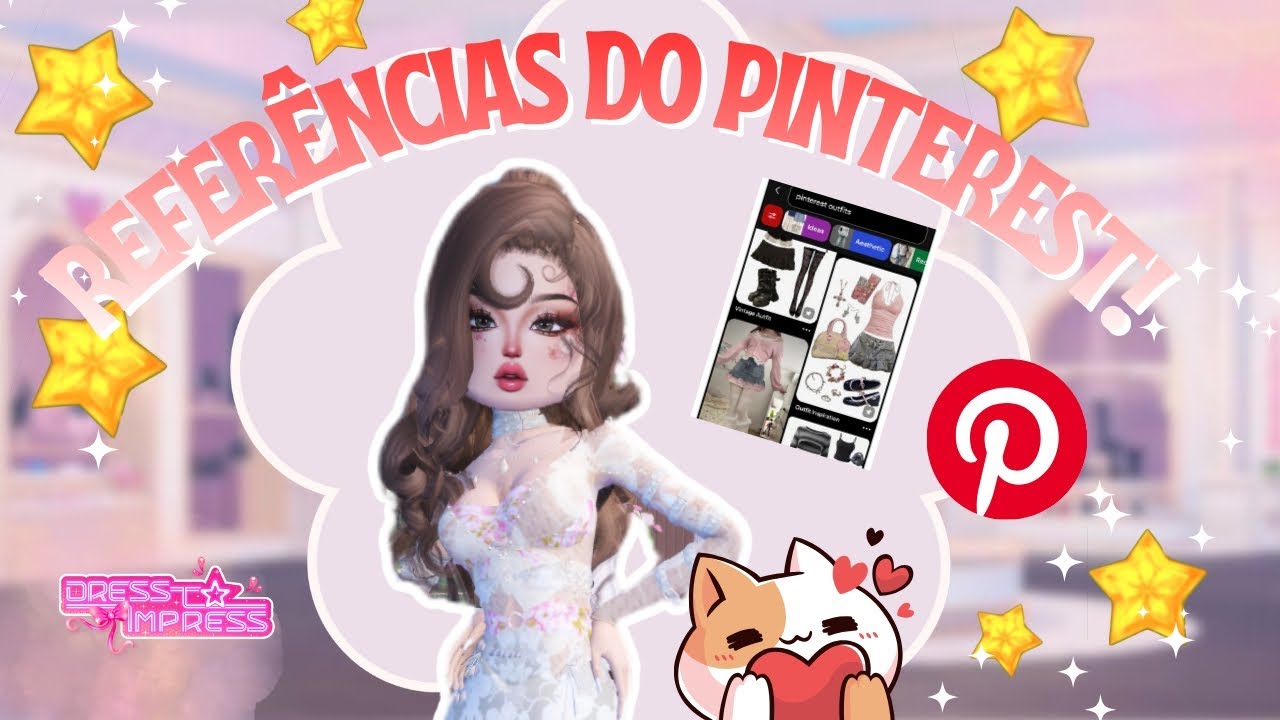Usando referências do Pinterest no Dress To Impress ✨️❤️‍🔥