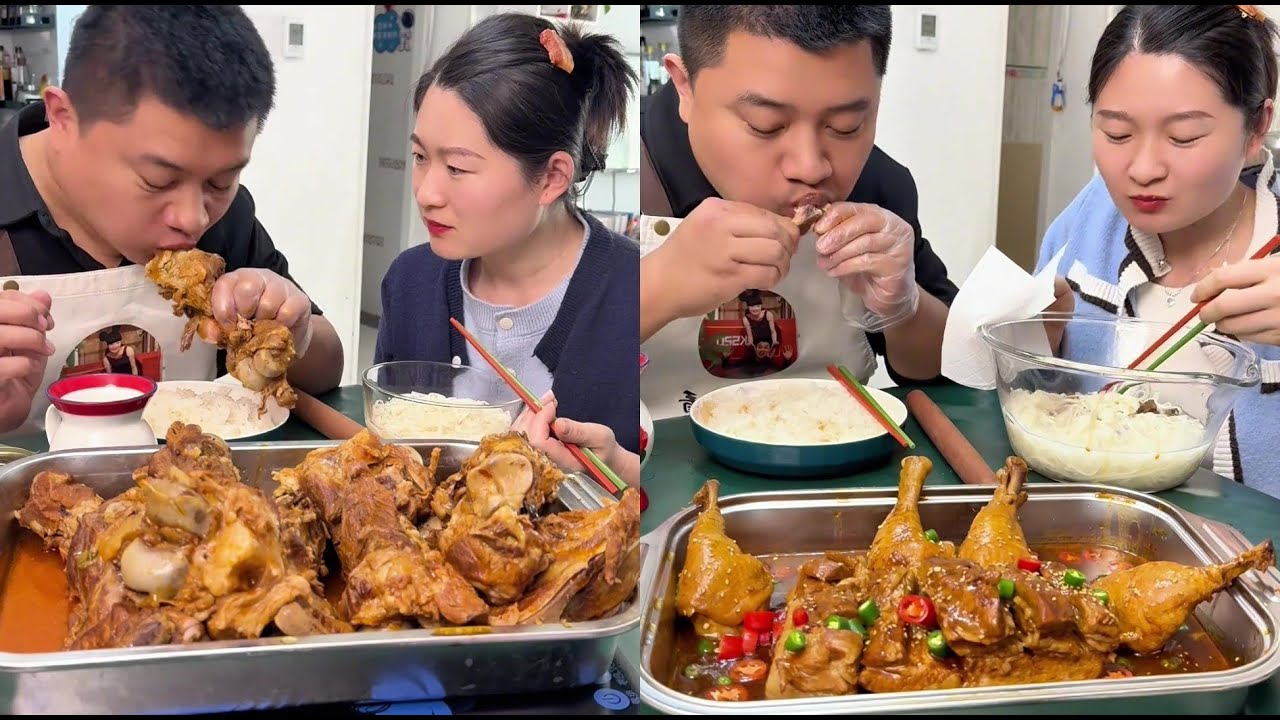 #TikTokFoodCreators #CreatorSupportProgram #FunnyDailyLifeOfACouple #ChickenLegs #SoDelicious