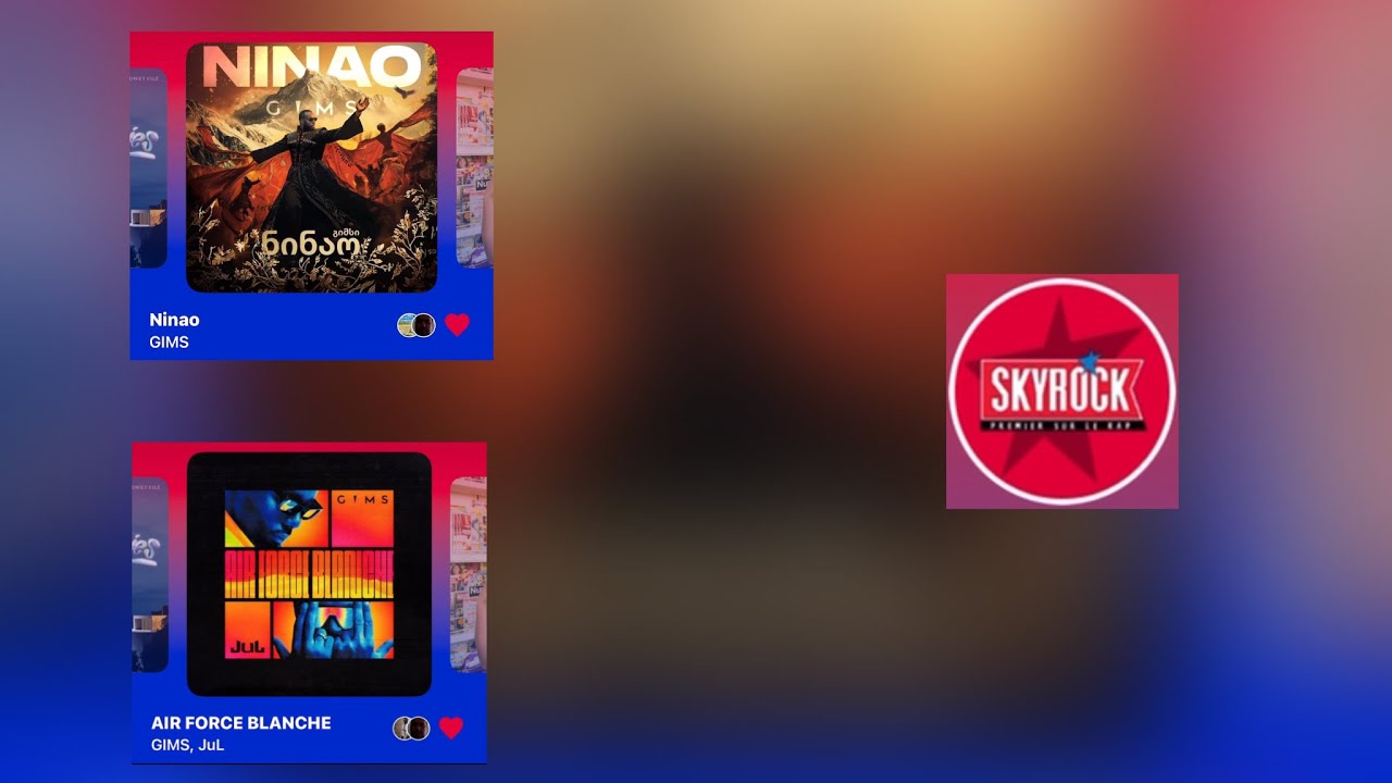 Gims - Ninao & Gims Ft. JuL - Air Force Blanche ( version skyrock )