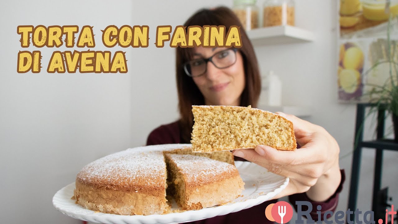 Torta con farina di avena (senza glutine e latticini) - perfetta per la colazione - Ricetta.it