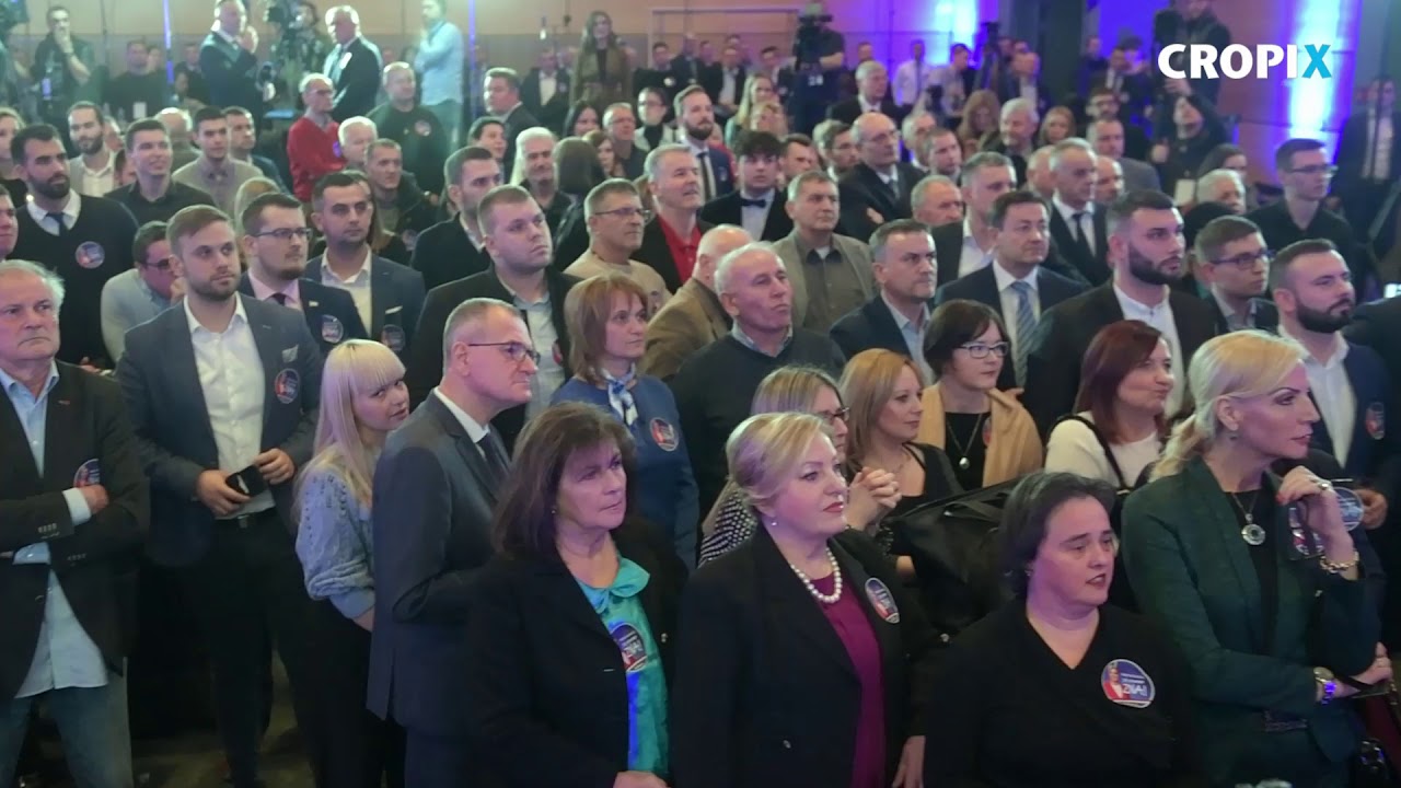 Objava izlaznih anketa u stožeru Kolinde Grabar Kitarović