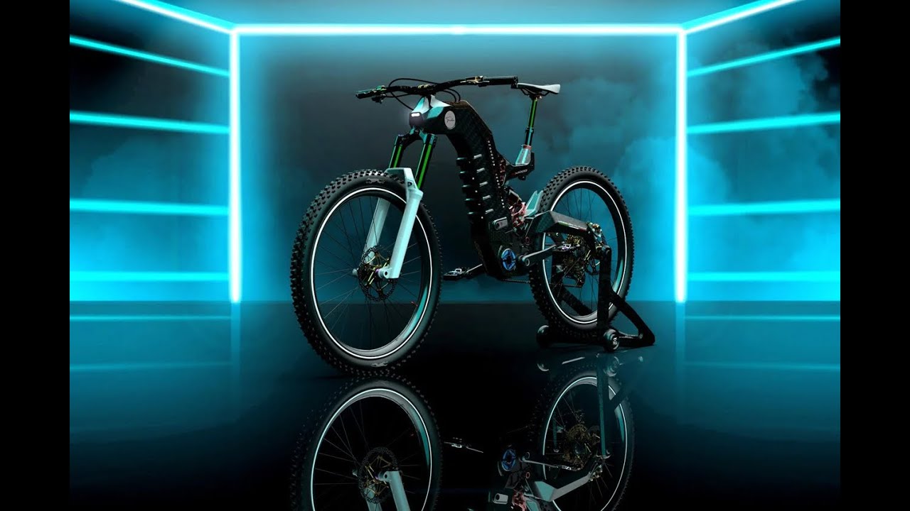 MOTO PARILLA TRICOLORE ELECTRIC MTB HAS MORE CARBON FIBER THAN YOUR FAVORITE SUPERBIKE#motorcycle
