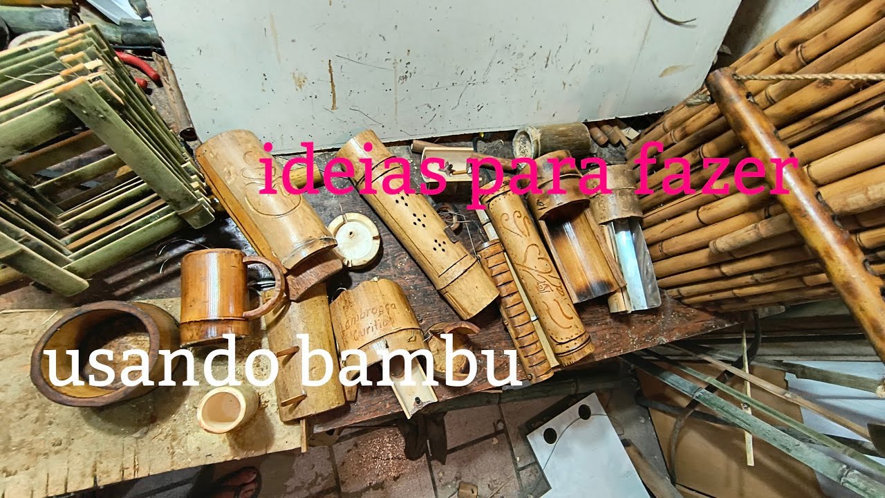 20 ideias para fazer com bambu 