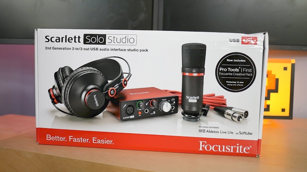 MASSIVE Audio Upgrade! Focusrite Scarlett Solo Studio Pack (2nd Generation) Unboxing and Samples