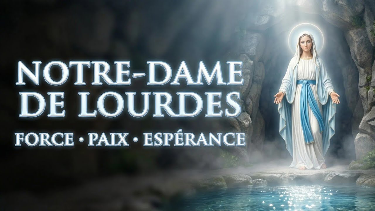 💙 PRIÈRE À NOTRE-DAME DE LOURDES POUR RETROUVER FORCE, PAIX ET ESPÉRANCE