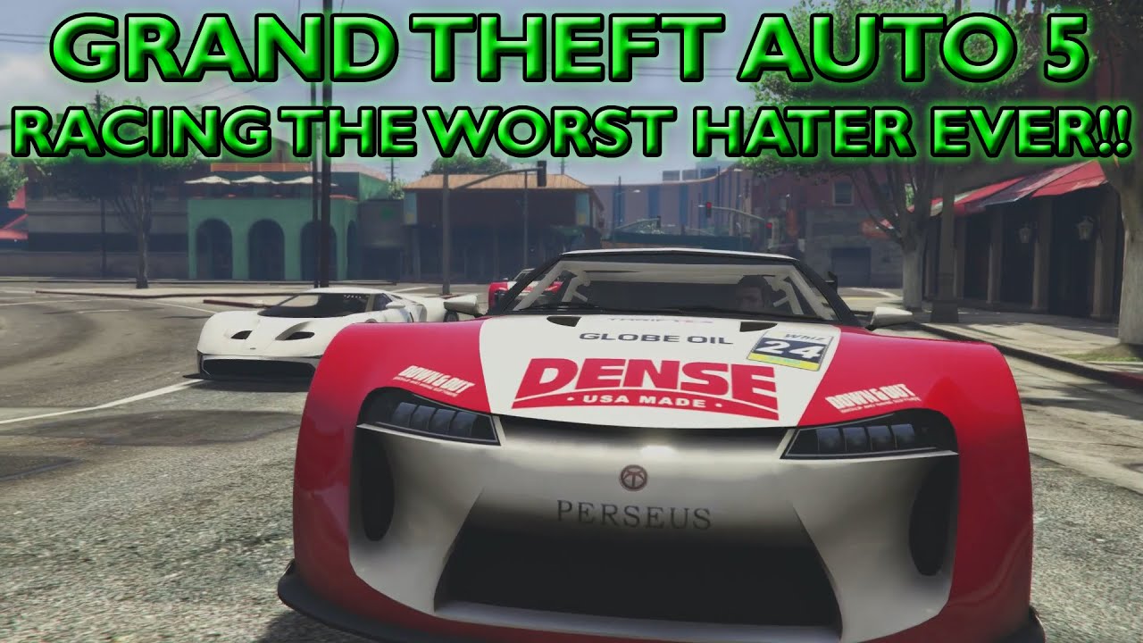 RACING THE WORST HATER EVER!! | GTA 5 | GUNNERS ALIVE