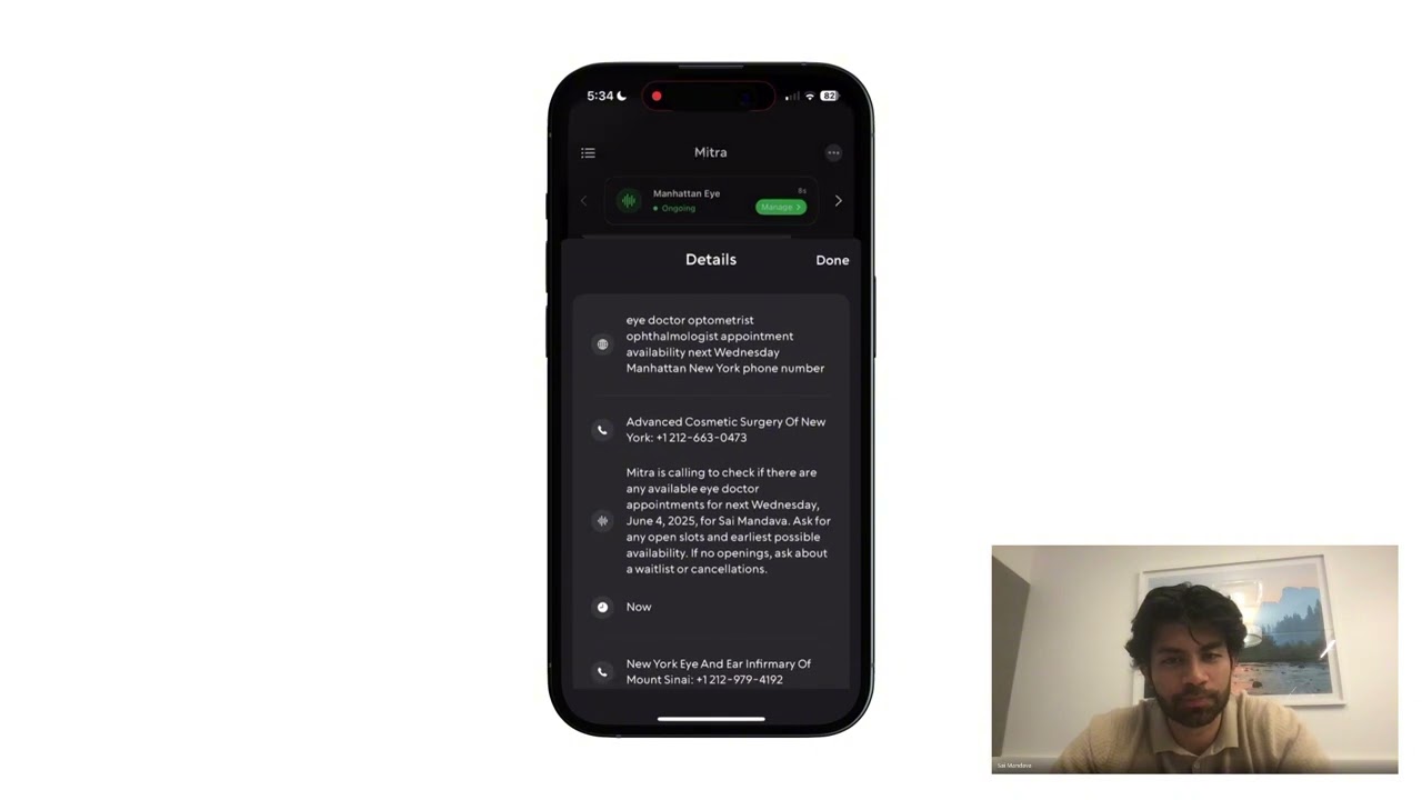 Mitra - AI Makes & Answers Calls