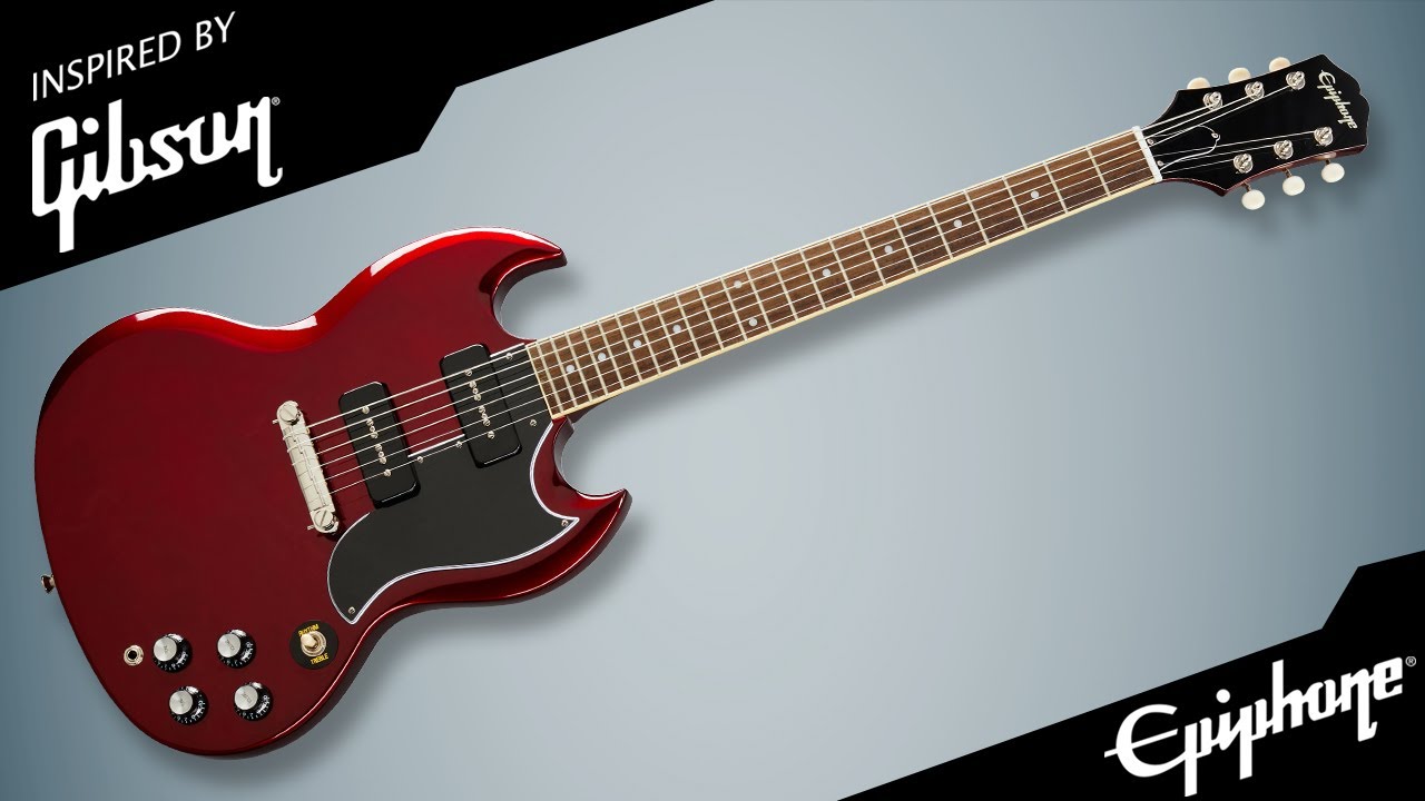Epiphone SG Special P-90 - Sparkling Burgandy sound & review.