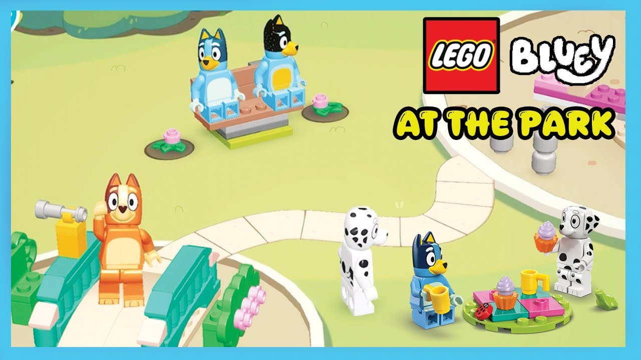 LEGO Bluey - Episodes Explore The Playground !!
