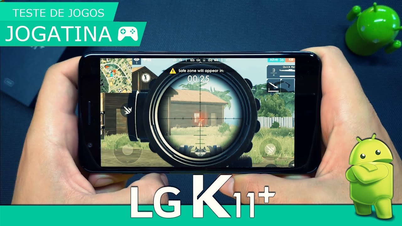 TESTE DE JOGOS: LG K11 Plus  - TecNoob