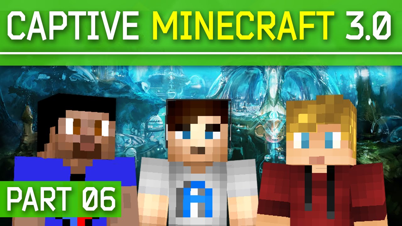Minecraft CAPTIVE Minecraft 3.0 Rise of Atlantis #6 with Vikkstar, Ali A & CraftBattleDuty