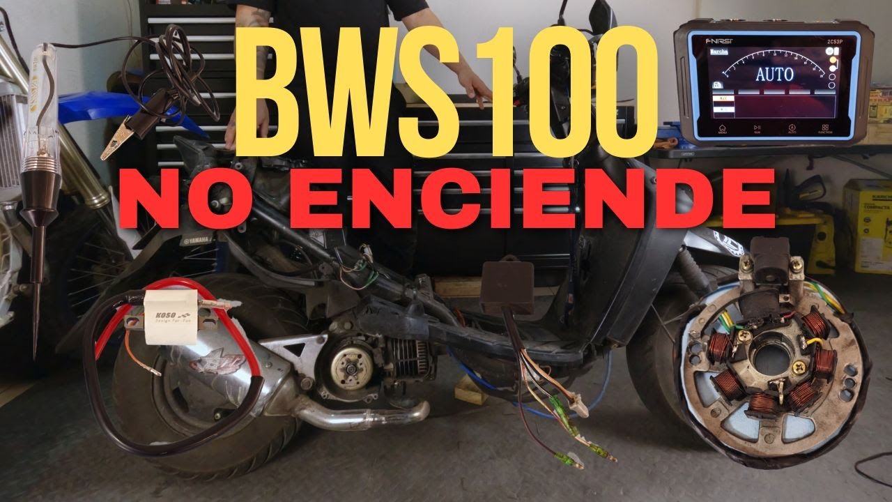 BWS100 sin chispa: Cómo revisar TODO el sistema de encendido