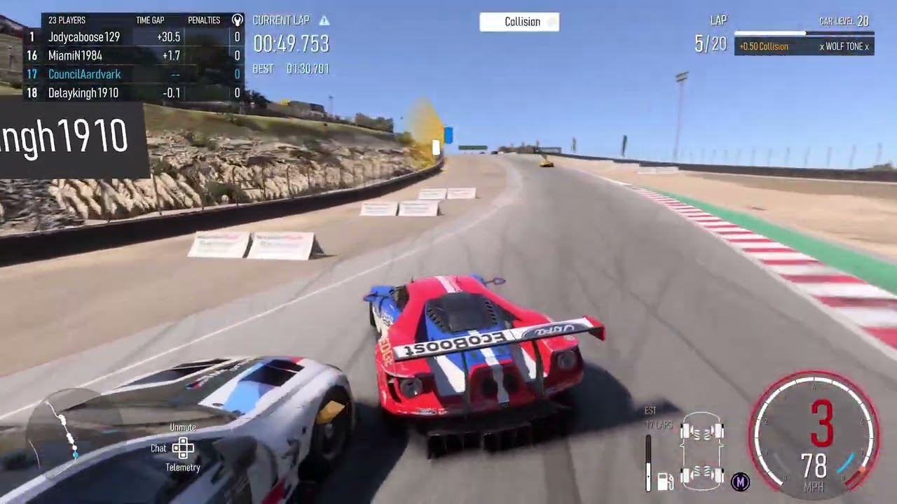 Tough racing at Laguna Seca