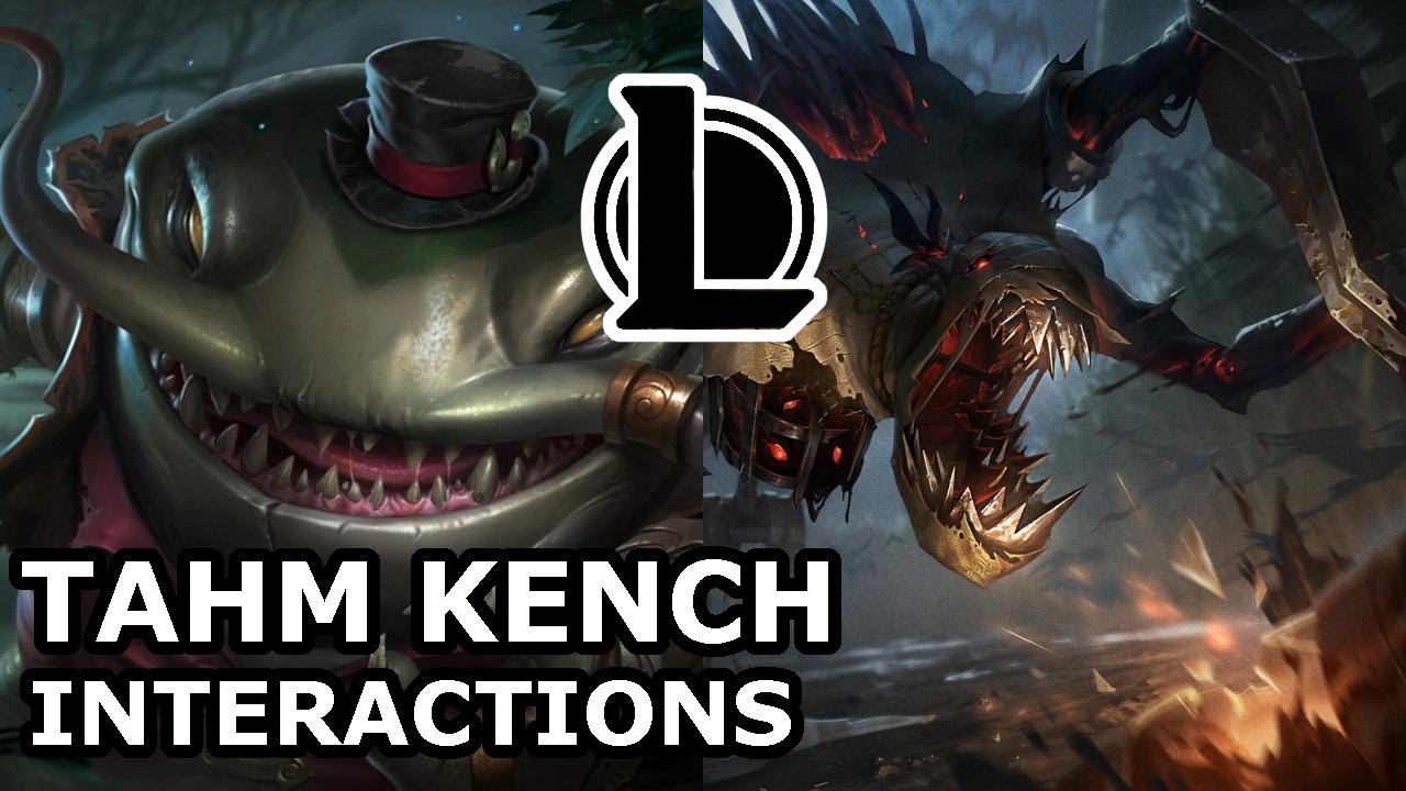 HE IS ACTUALLY A DEMON | Tahm Kench Interactions with Other Champions | League of Legends Quotes