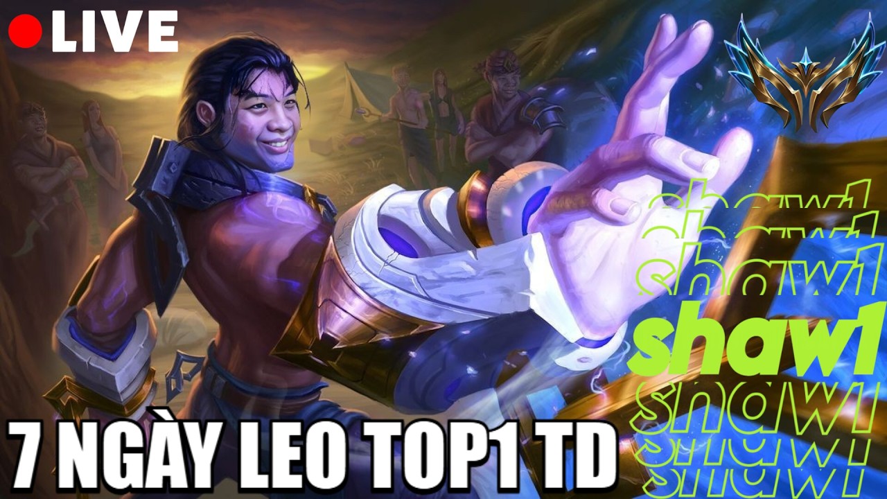 THỬ THÁCH 7 NGÀY LEO TOP1 TD : DAY3 12XX START 😱