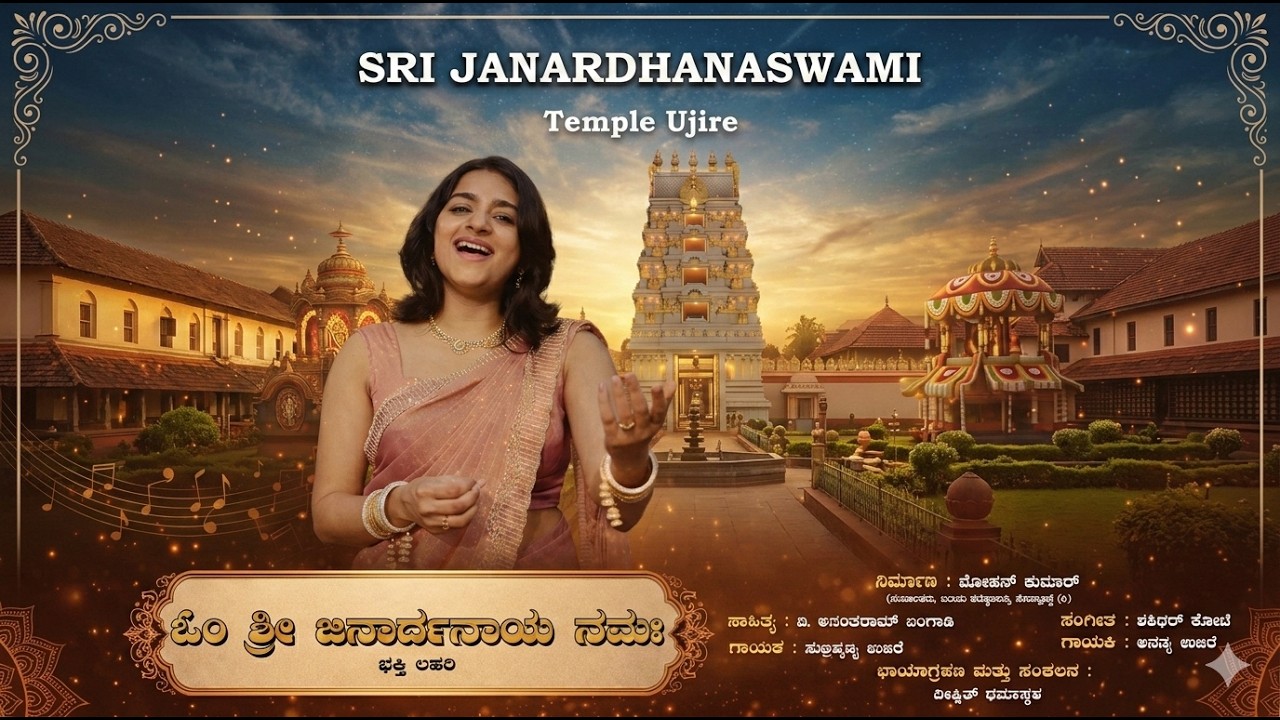 ಓಂ ಶ್ರೀ ಜನಾರ್ದನಾಯ ನಮಃ ಭಕ್ತಿ ಲಹರಿ ಬಿಡುಗಡೆ | U PLUS TV