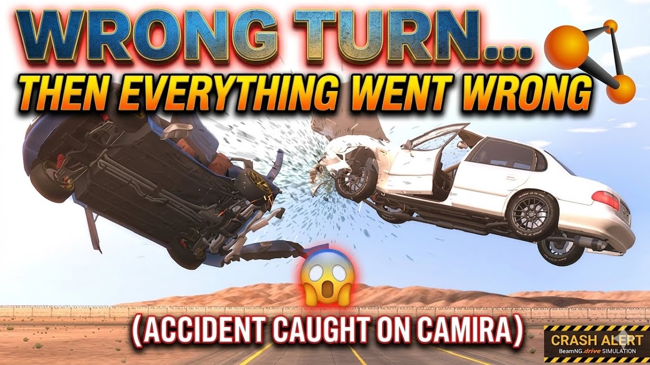 Wrong Turn&hellip; Then Everything Went Wrong 😱 (Accident Caught on Camera)