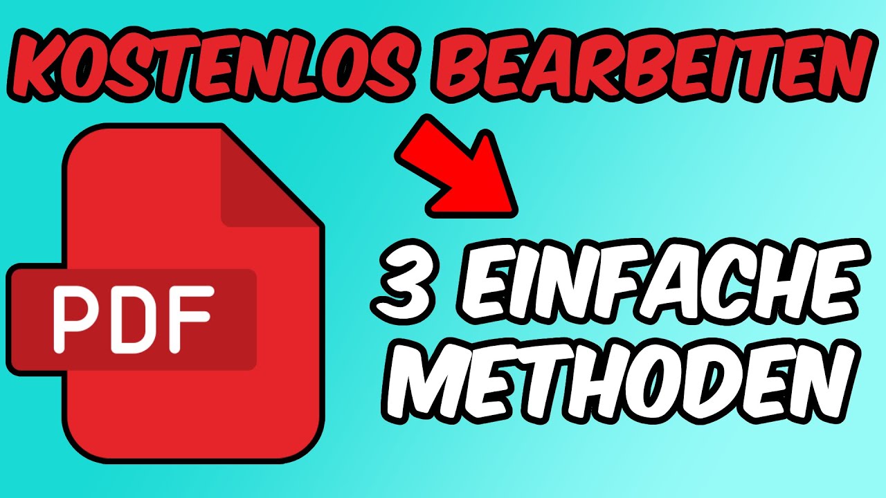 📄 PDF Bearbeiten Kostenlos - 3 Einfache Methoden [2025]