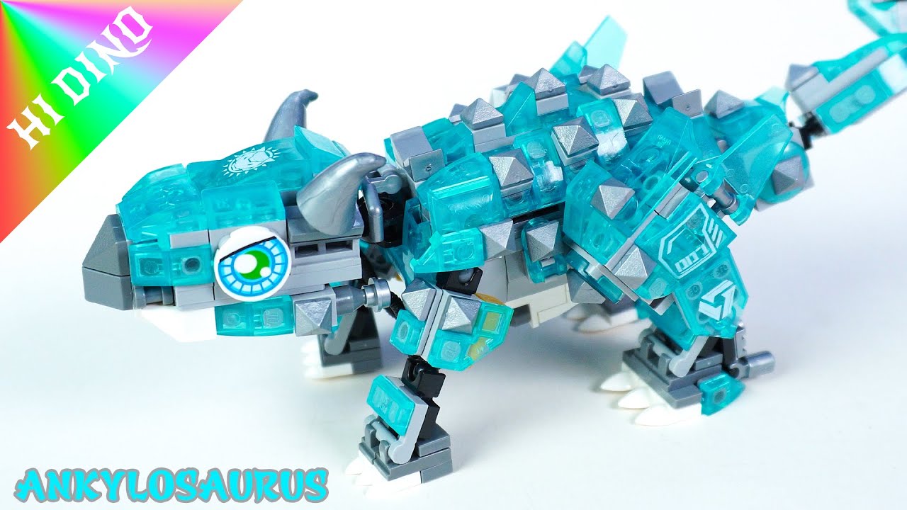 LEGO MECHANICAL DINOSAUR MINI EP02: ANKYLOSAURUS 03 - VIDEO 4K - ASMR - HI DINO 231216