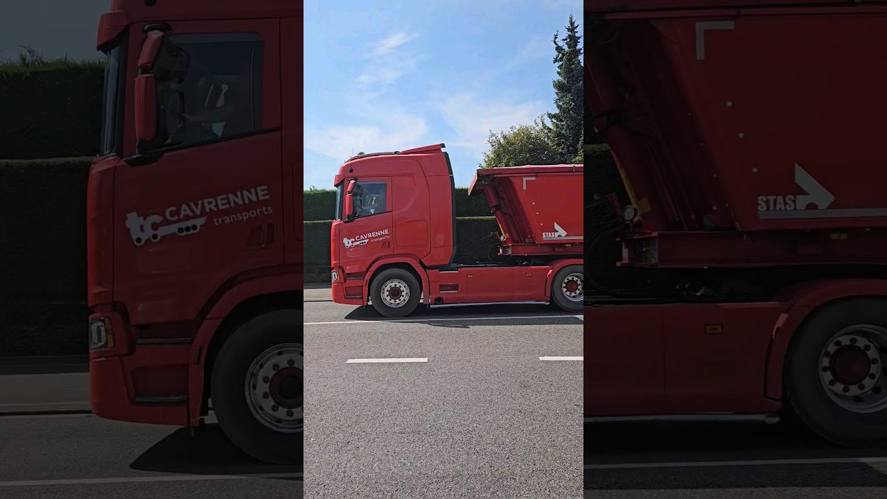 🟥BEAST WITH tipper trailer!🇸🇪 #scania #truck #eurotrucksimulator2 #construction #tipper #trucks