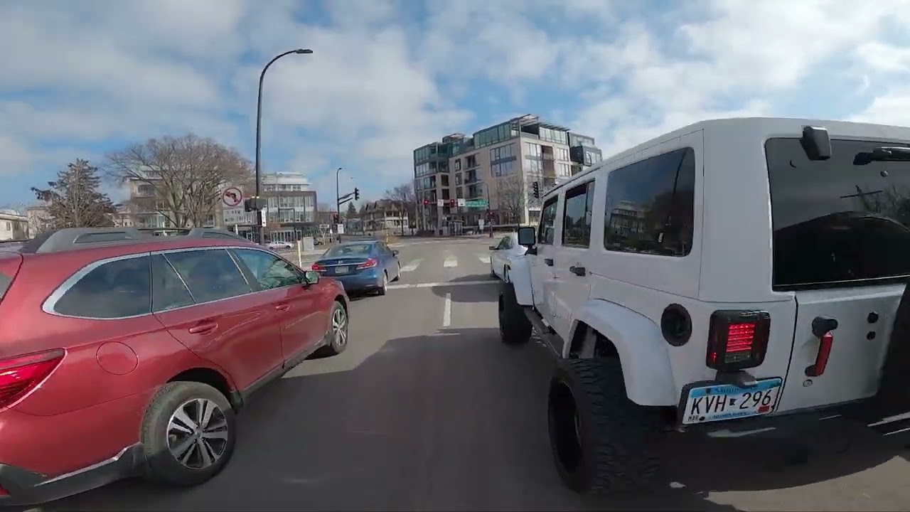 drvg in bus lane + red light run x2 + distracted drvg + drvg in multiple lanes + unsgnld lane change
