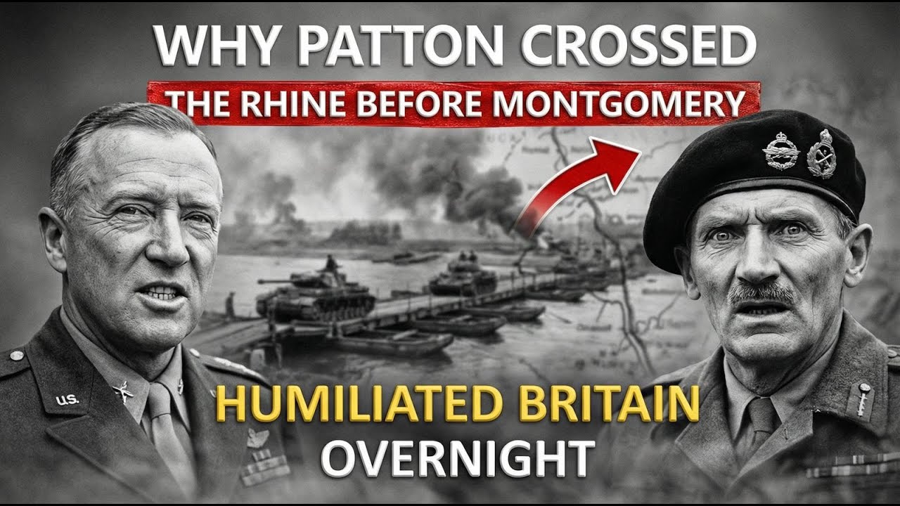 Why Patton Crossed the Rhine Before Montgomery—And Humiliated Britain Overnight