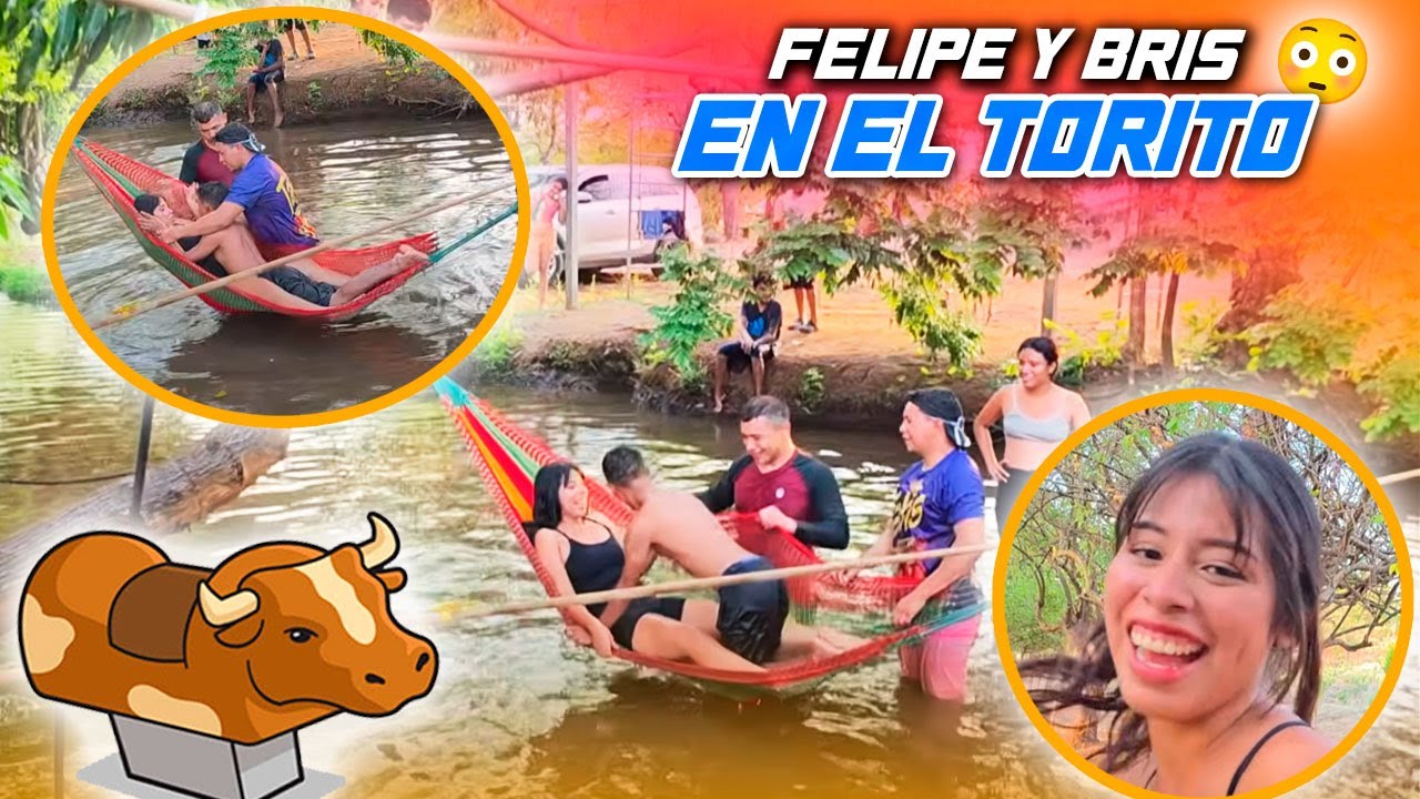 FELIPE APROVECHO Y SE SUBIÓ CON BRIS AL TORITO 😂😳 Por estarse burlando le fue mal a BRIS